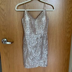 Gold Windsor mini dress